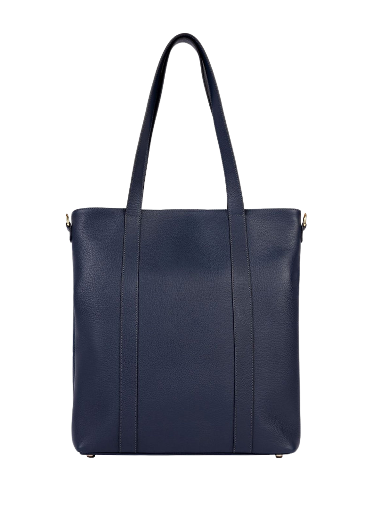 leather tote bag Med Tote navy #color_navy
