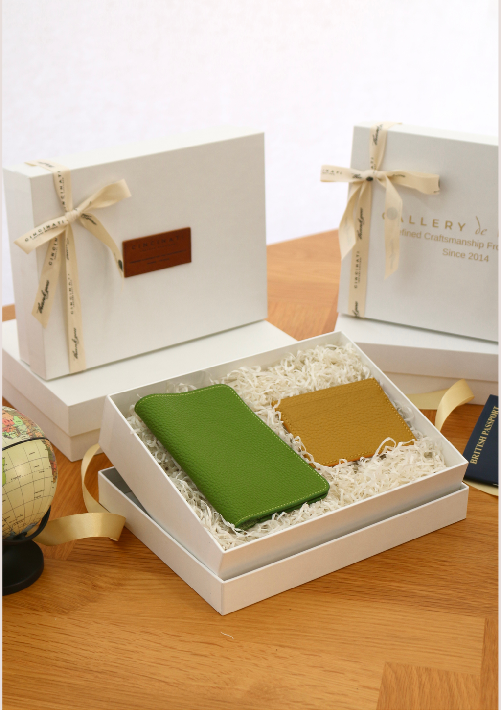SET #1 - PASSPORT HOLDER & SLIM CARD WALLET