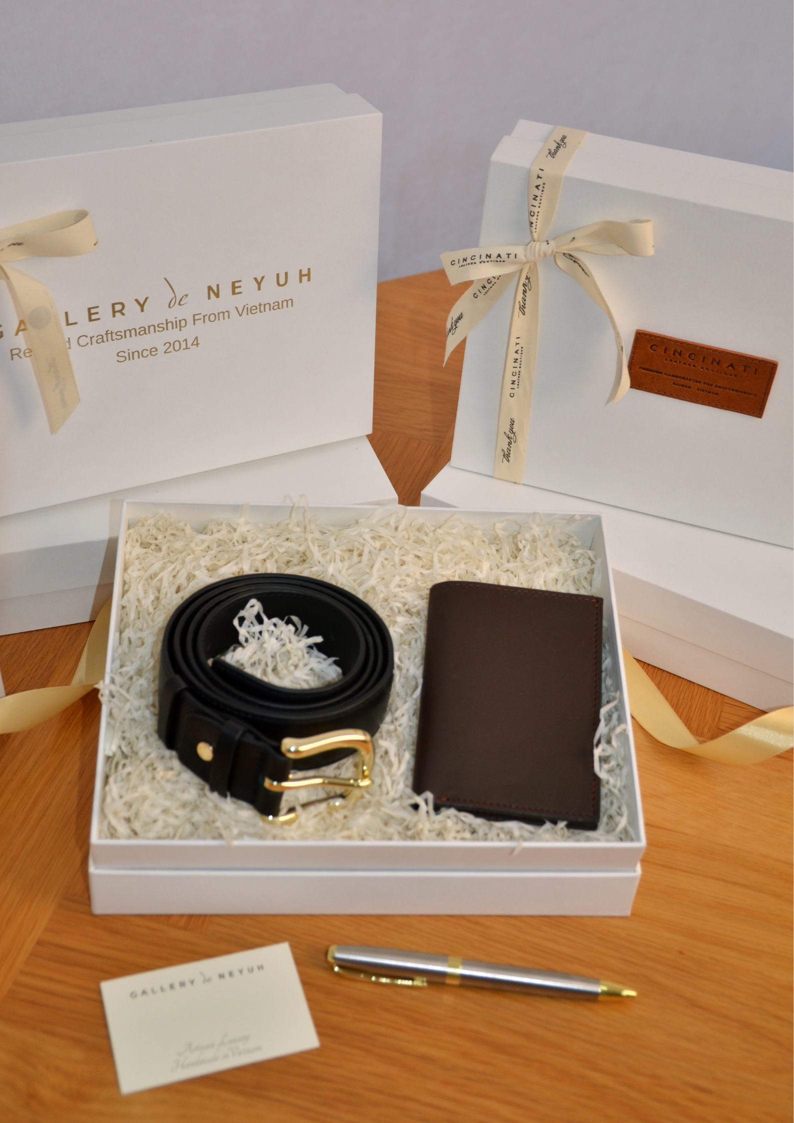 SET #5 - BELT AND VERRTICAL WALLET