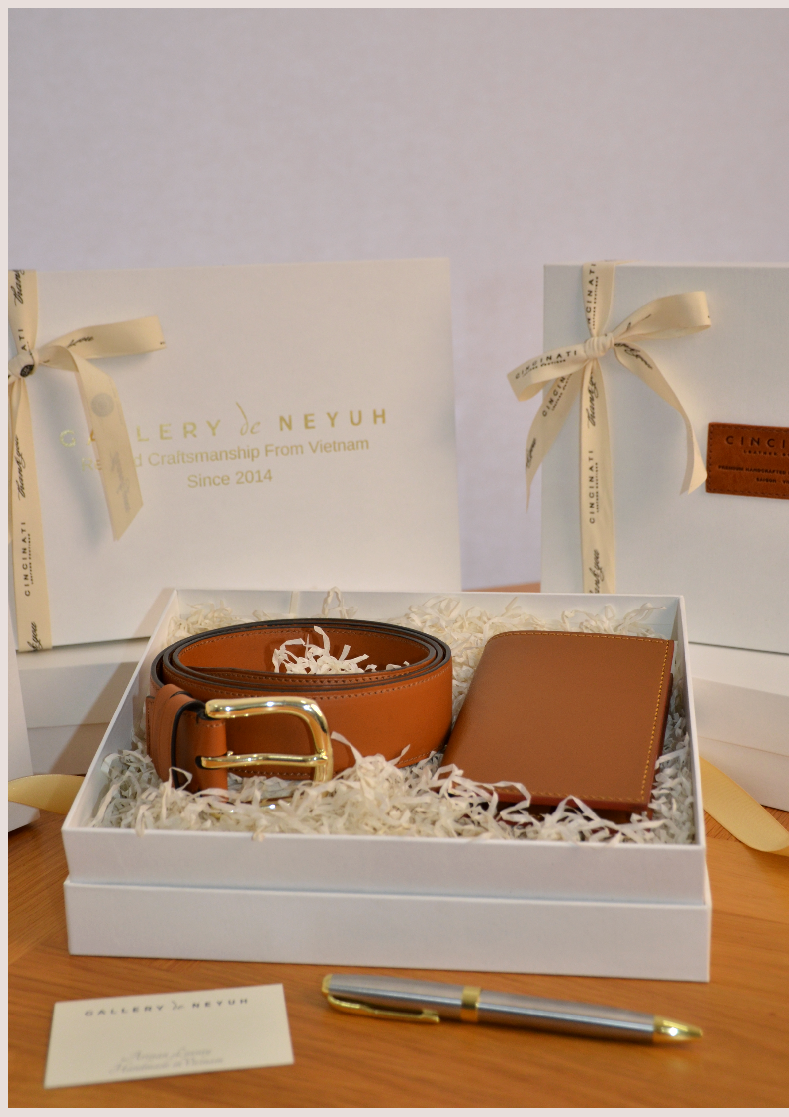 SET #5 - BELT AND VERRTICAL WALLET